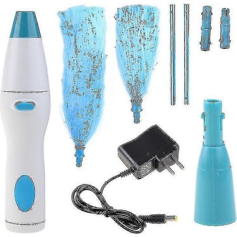 Brosse de dépoussiérage électrique rechargeable, outil de nettoyage rotatif extensible (1/5)
