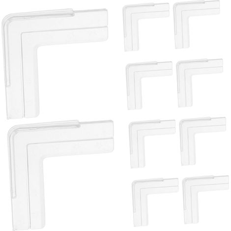 20 protège-coins de sécurité - PVC - transparent - adhésif (1/5)