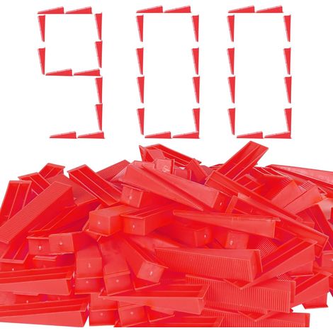 900 Cales Système De Nivellement Carrelage 1mm 2mm 3mm Mural Sol (1/5)