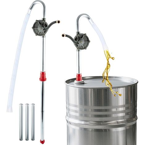 Pompe Manuelle 25L/min pour Eau, Essence, Gasoil – Pompe à Eau Manuelle et Pompe à Carburant pour Huile, Diesel, Réservoirs et Fûts (1/5)