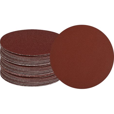 Disques Abrasifs Grain 220-100 mm pour Ponceuse Orbitale - Finition Bois et Préparation Métal avant Peinture(Lot de 60) (1/5)