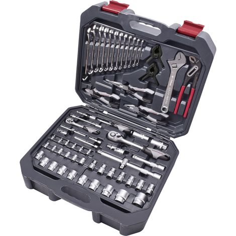 Universal-Werkzeugkoffer Basic-Line 1/2 1/4 KRAFWERK - 243 Teile - 204.106.600 (1/4)