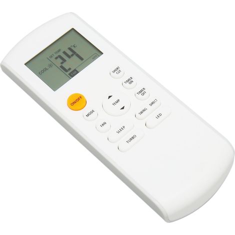 Télécommande de climatiseur avec rétroéclairage LED de remplacement pour RG57B1 BGE, RG57B2 BGE, RG57B BGE, RG57 BGE, RG57A BGE et RG57A6 (1/4)
