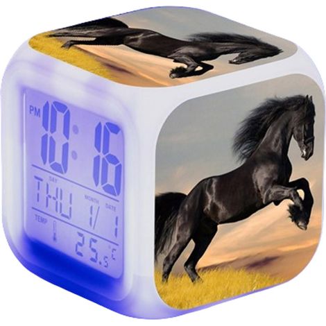 Réveil numérique pour Enfant - Affichage éclairé Cadeau LED Cube (1/5)