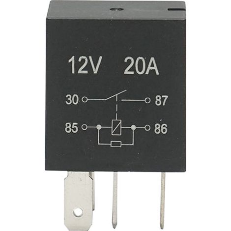 Relè 12V/20A Massey Ferguson, New Holland, Case IH, JCB codice OEM 5171083, 3825011M91, 262775, 1094577, 18.0211.0000.01, 123/5171083 (1/3)