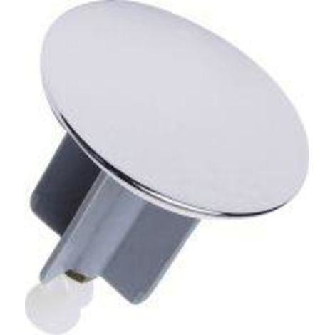 Sanitop-Wingenroth Bouchon – Chromé – Bonde de lavabo en métal – Bouchon d'évier – 64 mm (1/2)