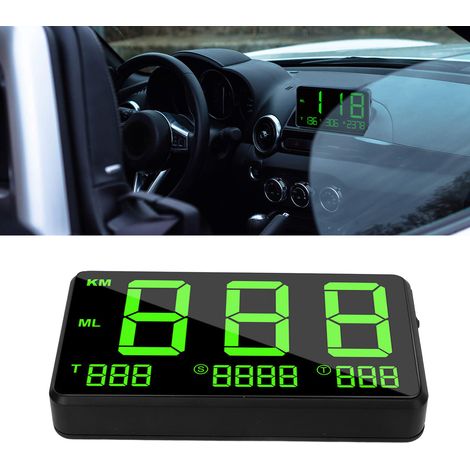 Affichage tête haute numérique automobile General Motors avec compteur de vitesse GPS, alerte de survitesse et avertissement de fatigue du conducteur (C80) (1/5)