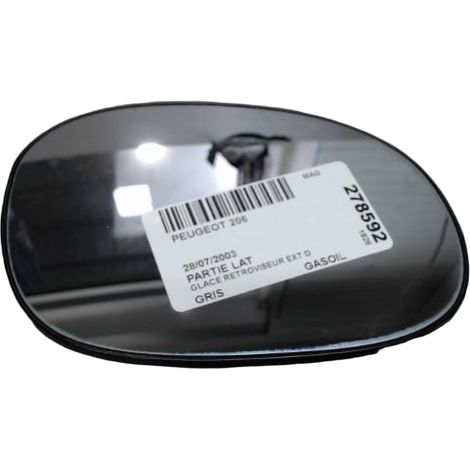 [PRODUIT D'OCCASION] Glace Retroviseur Exterieur D PEUGEOT 206 ♻️ Ref Oe. 8151qr - Garantie à vie (1/2)