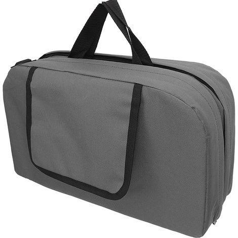 Coussin de siège chauffant pliable et transportable 3 niveaux de chaleur réglables tapis de assise pour automne hiver extérieur camping pêche gris (1/5)