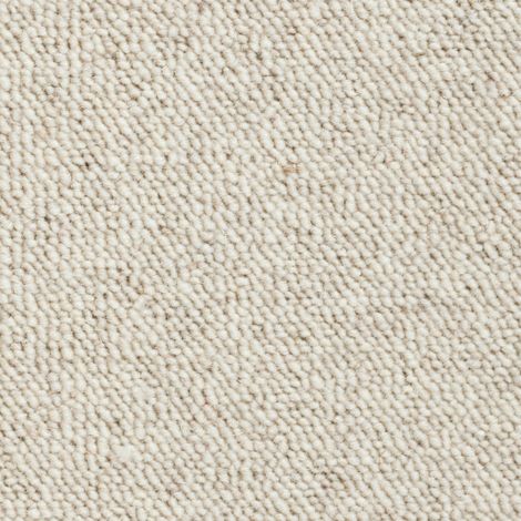Moquette pure laine vierge bouclée - Mallow - Nude - Rouleau de 4m x 3m