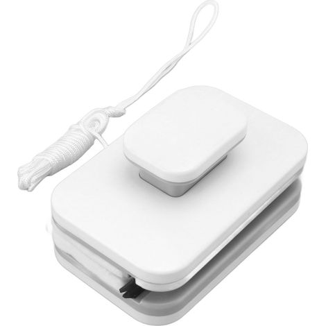 Chiffon magnétique double face pour vitres avec poignée pratique pour le nettoyage des fenêtres des immeubles de grande hauteur. (1/5)