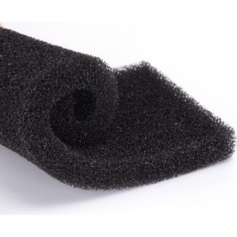 Spugna filtrante per acquario al carbone attivo, 32 x 12 x 2 cm, cotone biochimico ad alta densità, taglia grande (1/4)