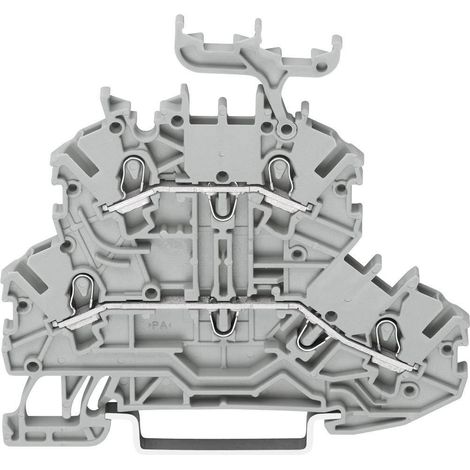 Bloc de jonction traversant à 2 étages WAGO 2000-2231 3.50 mm ressort de traction Affectation: L, L