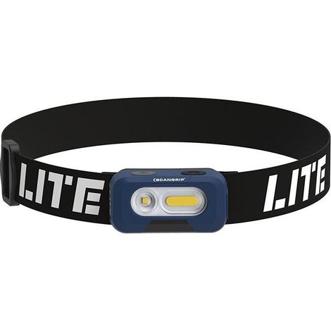 Lampada frontale HEAD LITE 75 lumen + 15-150 lumen SCANGRIP LITE (1/3)