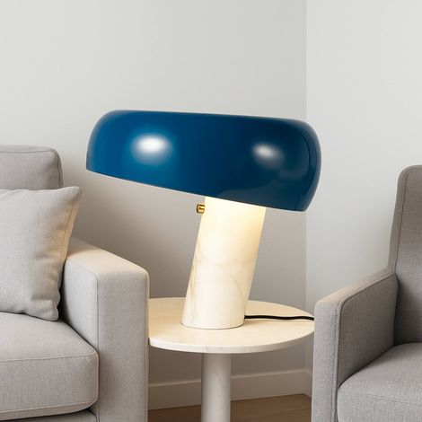 Tischlampe "Flick 400" - Metall und Marmor - E27