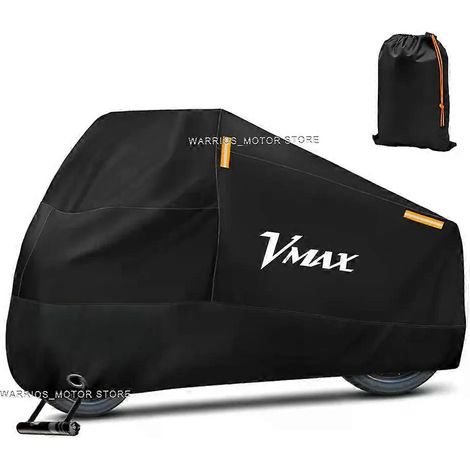 Housse de moto unique, imperméable, pour scooter, protection UV, poussière et pluie, compatible avec Yamaha VMAX V-MAX V MAX 1200 (1985-2008) (1/5)