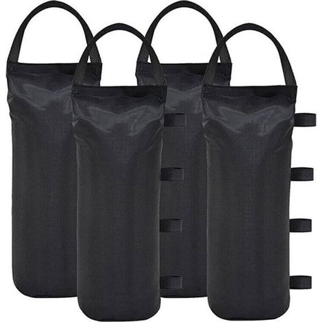 4x Sac de sable, Tissu Oxford, Résistant à l'eau, Pour tente et parasol, Usage extérieur (1/5)