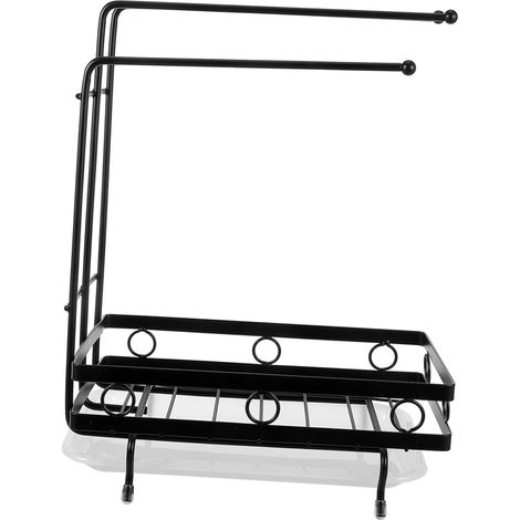 Égouttière amovible pour évier, porte-éponge pour évier, porte-éponge en acier au carbone-AquaForge (1/5)