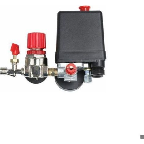 Compresseur d'air - - avec manomètre régulateur - Filaire - Electrique ENEAOCT (1/4)