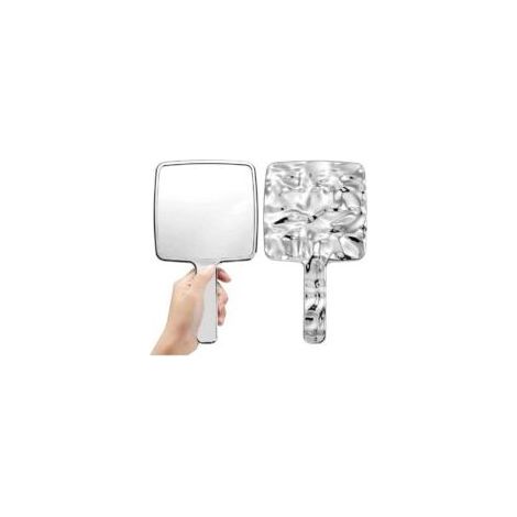 Tragbarer Spiegel, Handspiegel, Kosmetikspiegel, Reisespiegel, Mehrzweckspiegel für Make-up, Haarschnitte, Gesichtspflege, Rasur Crezuo (1/4)
