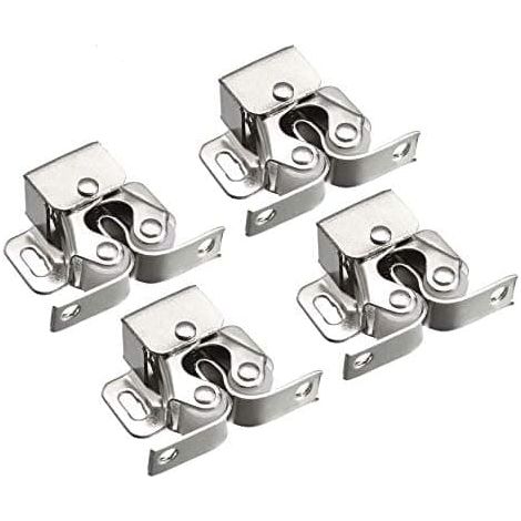 4 verrous à goupilles pour porte d'armoire, double verrouillage, pour caravane ou bateau. (1/5)