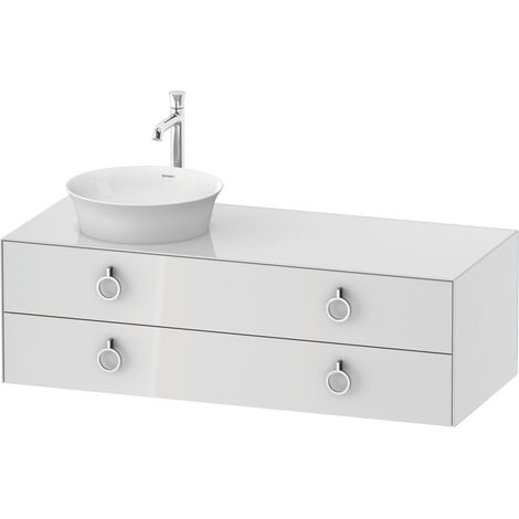 Duravit White Tulip, meuble sous-lavabo suspendu, largeur 1300 x (1/2)