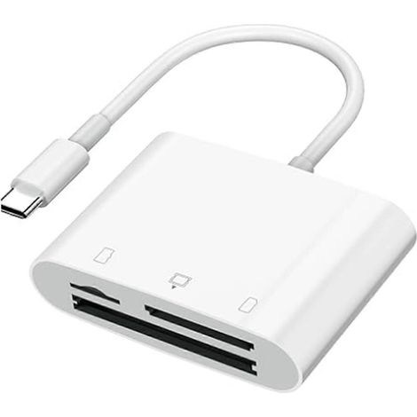 Lecteur de cartes SD pour téléphone/ordinateur portable avec trois emplacements pour cartes (1/5)
