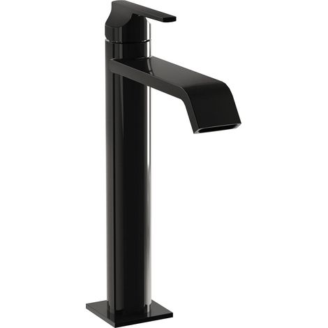 Vitra Suit Tall Basin Mixer Tap Lever Handle - Glossy Black (1/5)