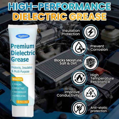 KineShineX Automotive Door Hinge Lubricant Limiter Grease Noise Reduction Synthetic Automotive Grease (1/5)
