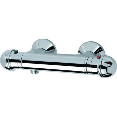 Roca POLO Thermostatventil chromiert Wand Dusche