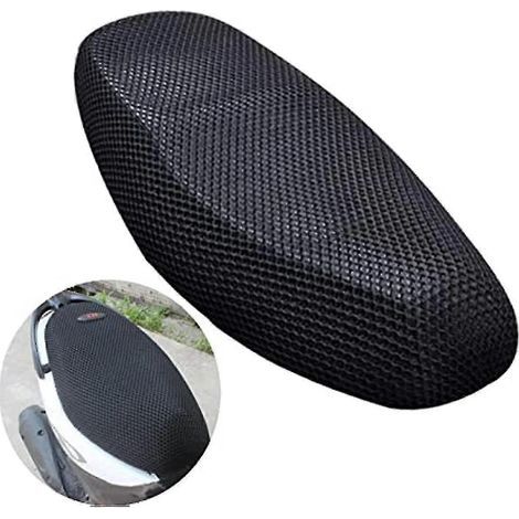 Housse de selle de moto antidérapante et respirante, coussin de selle universel en maille pour moto et scooter. (1/5)