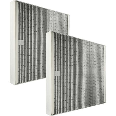 vhbw 2x Air Filter compatible with Stadler Form Roger, Roger Big Air Purifier - Combi Filter HEPA + Activated Carbon (1/4)