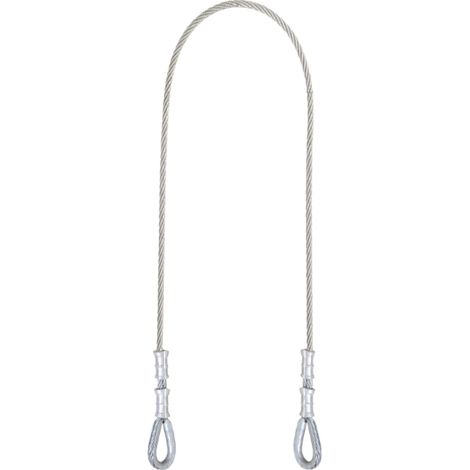 Anclaje de cable de acero de 8mm de diámetro con guardalados IRUDEK Cta 14