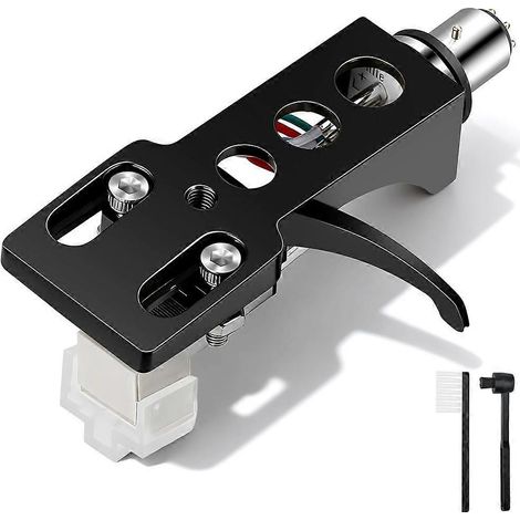 AT-3600L Magnettonabnehmer, schwarzes Headshell für Technics SL D1, SL D1K, SL D2, SL D202, SL D205, SL D2K, SL D3, SL D303 Plattenspieler (1/5)