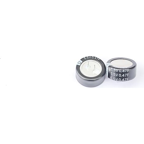 Supercondensateur, 0.47F, 5.5V c.c., -40 °C +70 °C