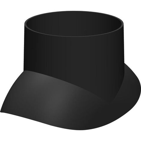ATEC Adapter f.Klöber-Grundplatten schwarz schwarz DN60/100+DN80/125, 1248 (1/3)