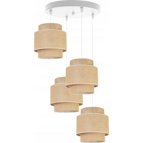 LÁMPARA COLGANTE, LÁMPARA DE TECHO, PANTALLA, BOHO YUTA