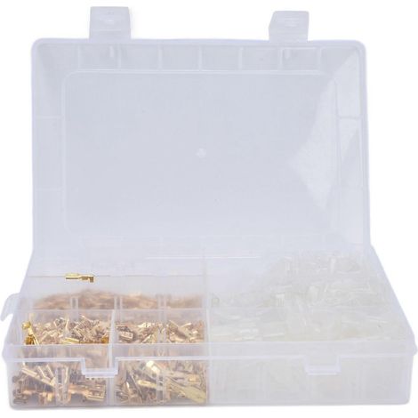 720 Stück korrosionsbeständige, robuste und transparente Kabelverbinder in Box mit Sl