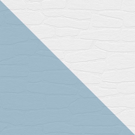 Stone tile wallpaper wall Profhome 355416 paintable non-woven wallpaper textured stone look matt white 5.33 m2 (57 ft2) (1/5)