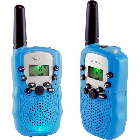 Lived non food GmbH X4-TECH Walkie Talkie 2er Set blau