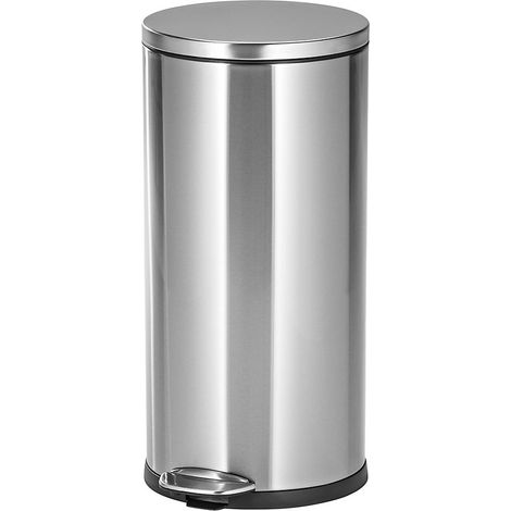 EKO, Poubelle à pédale en inox, ronde, capacité 20 l, avec (1/4)