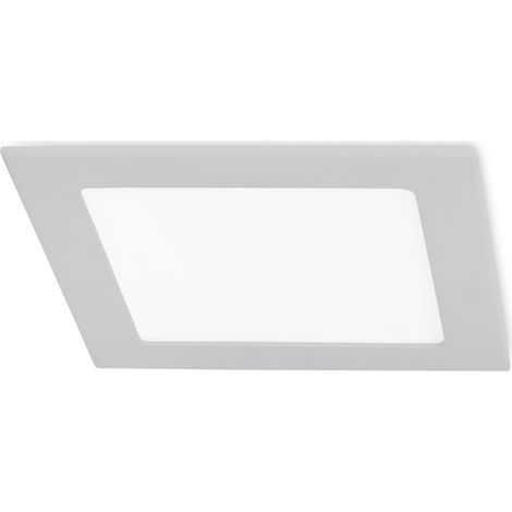 Easy Square downlight cuadrado con luz led blanco frío 6000K en color gris