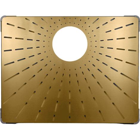 CARESSI Bodengitter für "Small Rim/MX" CABRSR50G. Gold (PVD) (1/2)