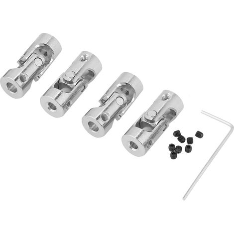 4 connettori motore giunto albero sterzo fai da te, lunghezza 23 mm, diametro esterno 9 mm, giunto universale (34 mm) (1/5)