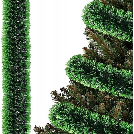 Weihnachtsbaum-Girlande 6 m für Weihnachtsbäume, 15 cm (1/5)