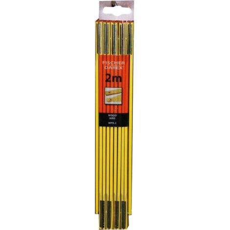 Metro 2m Madera 10 Ramas S/c - Fischer Darex