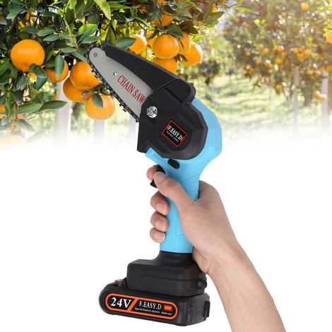 Tronçonneuse électrique sans fil 4 pouces, grande ouverture, rechargeable, outil de jardin, prise UE 100-240 V (1/5)
