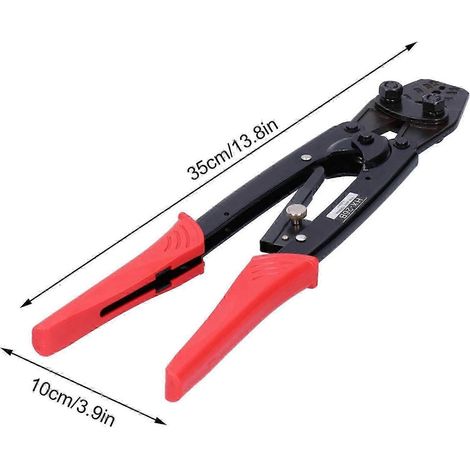 Pince à sertir à cliquet pour cosses, outil manuel, 625 mm AWG104 HX26B, qualité supérieure WHBYV (1/4)