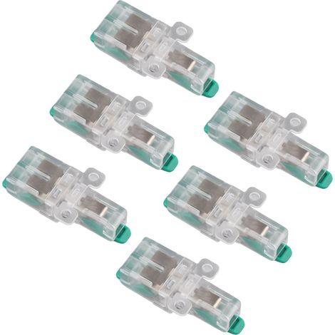 20 Stück Drahtverbinder, 1 Eingang, 2 Ausgänge, Hebelverbinder, 41 A, 450 V für 0,5–6 mm², 10–20 AWG (1/5)