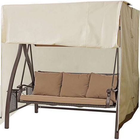 Housse de protection extérieure, taille S (140 x 66 x 91 cm), housse pour meubles, protection solaire et anti-poussière, housse pour fauteuil à bascule, housse pour mobilier de jardin (1/5)